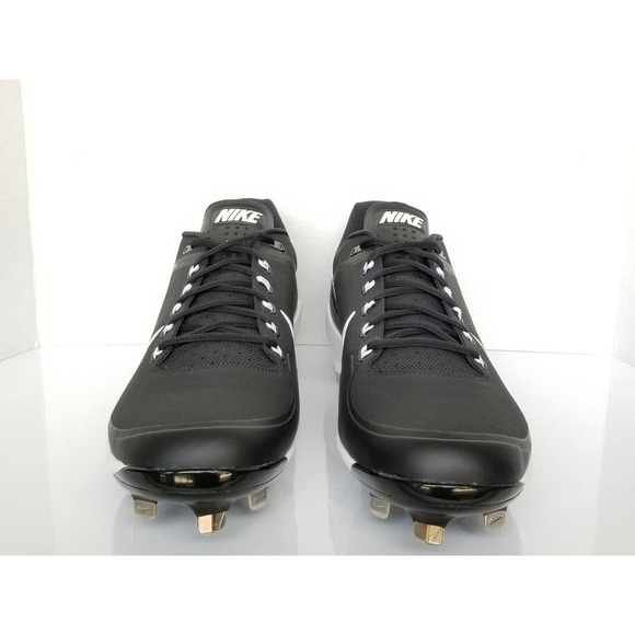 New Nike Max Air Clipper Metal Baseball Low Cleats Black 880261-010 Mens Size 14 - Picture 4 of 9